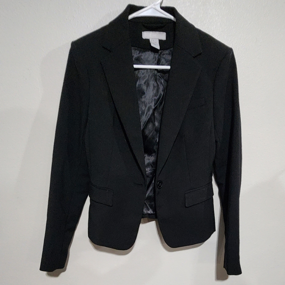H&M Black Blazer / Jacket Size 4